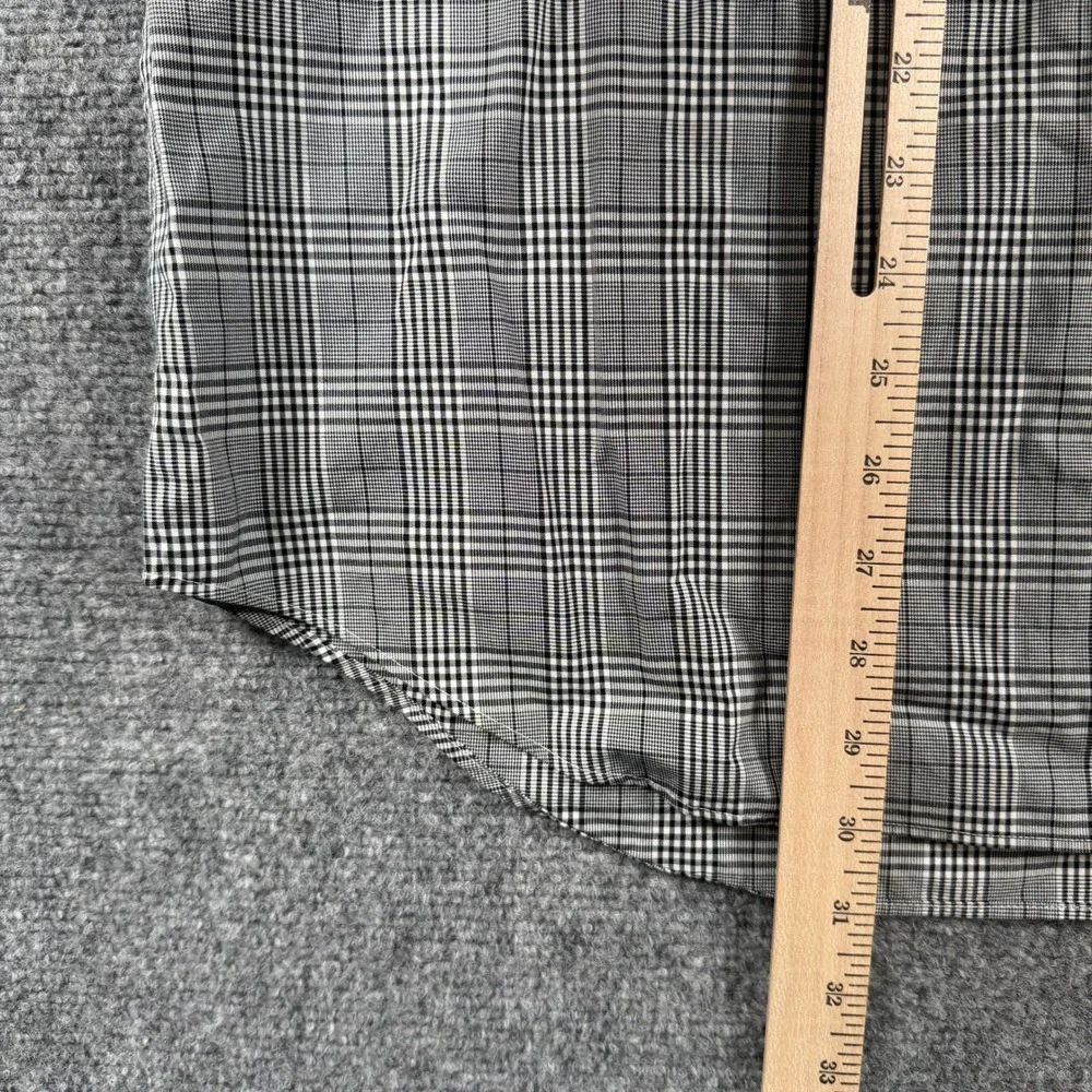 Polo Ralph Lauren Shirt Mens XXL Black Plaid 2015 US Open Non-Iron Button Down